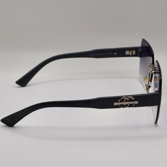 Gucci Women’s Rimless Sunglasses | Silver & Grey-Blue Gradient | New | No Box main image 8